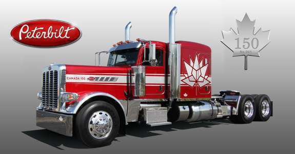 Special Peterbilt 389 Honors Canada S 150th Anniversary
